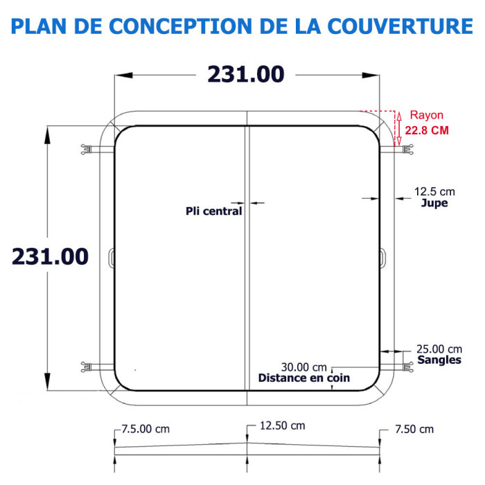 Couverture spa Jacuzzi J-270