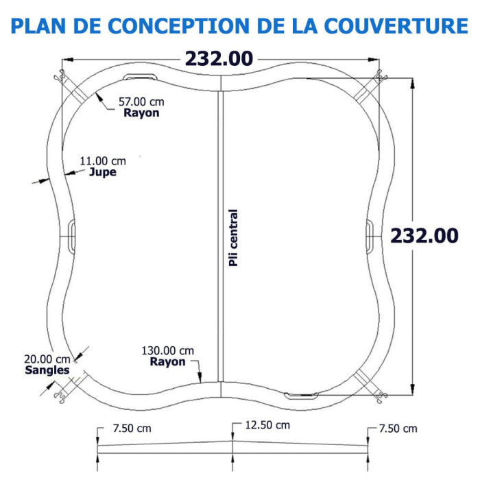 Couverture Spa Dimension One Lotus Bay