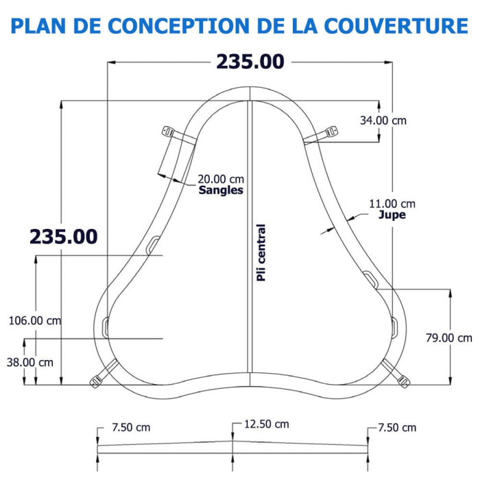 Couverture Spa Dimension One Dupree Bay
