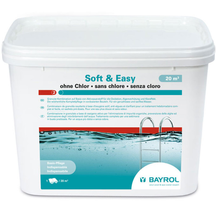 1 Soft & Easy 20m3 traitement piscine hors sol sans chlore