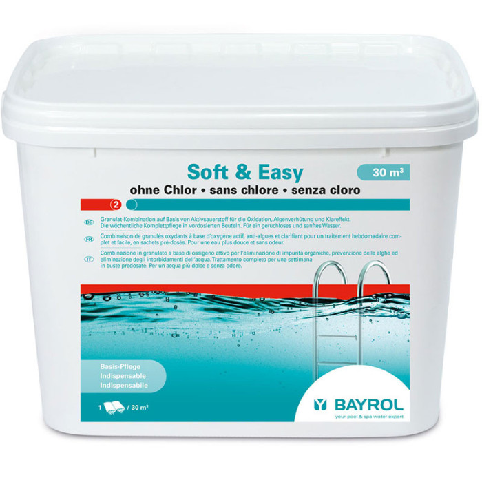 1 Soft & Easy 30m3 traitement piscine hors sol sans chlore