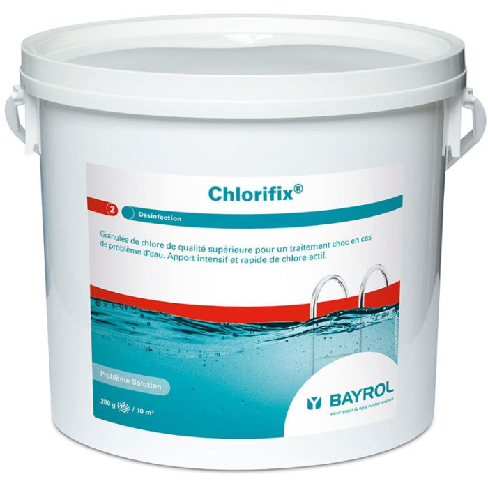 1 Chlorifix microbilles de chlore pour traitement choc 5kg