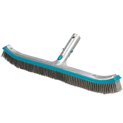 Brosse en inox pour parois de piscine 45cm