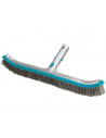 Brosse en inox pour parois de piscine 45cm