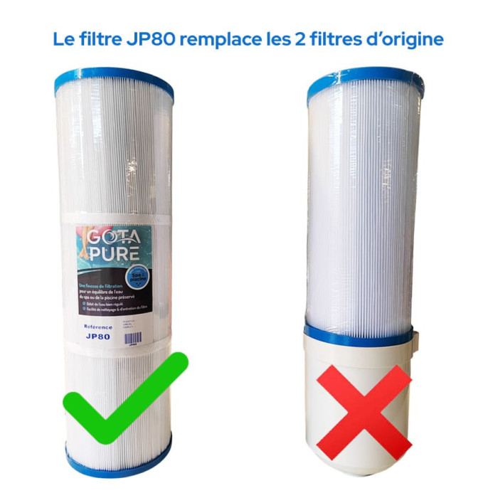 Remplace la cartouche proclarity jacuzzi J465 j470 j480