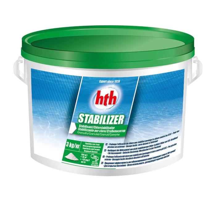 Hth Stabilizer granulés - Stabilisant pour chlore 3kg