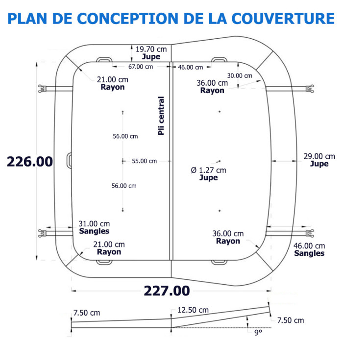 1 Couverture pour Jacuzzi J-465