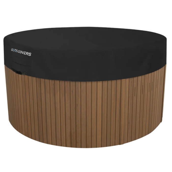 Bâche de protection pour spa jacuzzi rond diamètre 200 à 225 cm