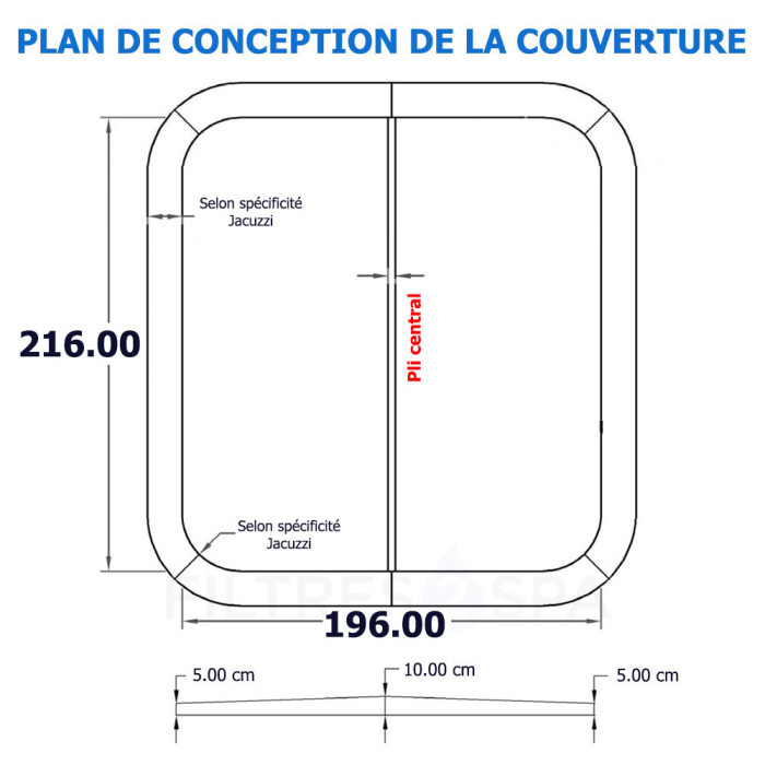 7 Couverture Jacuzzi J-320 / J-325 WeatherShield (Prolast)