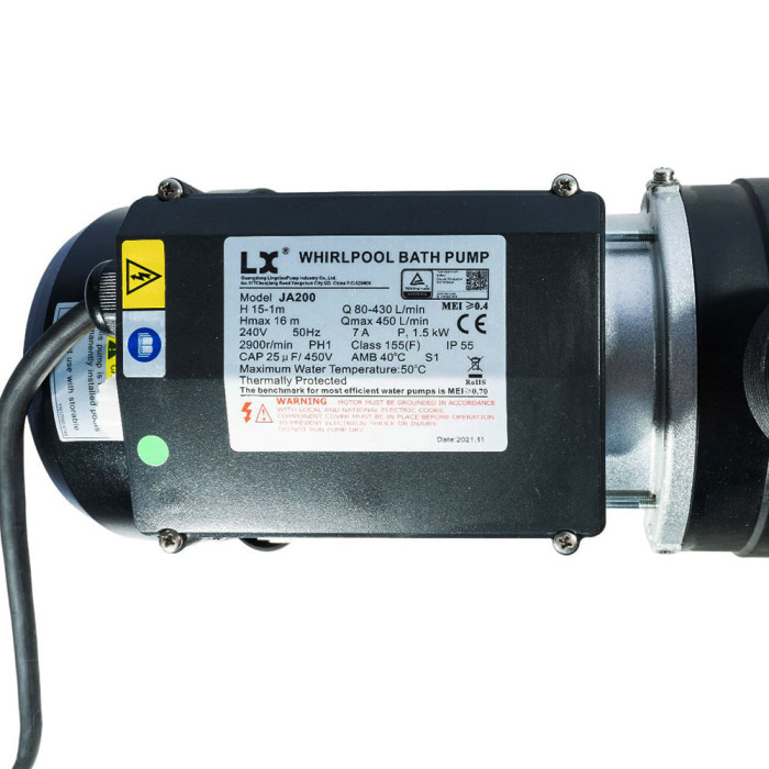 3 Pompe JA200 Lx Whirlpool pour spa