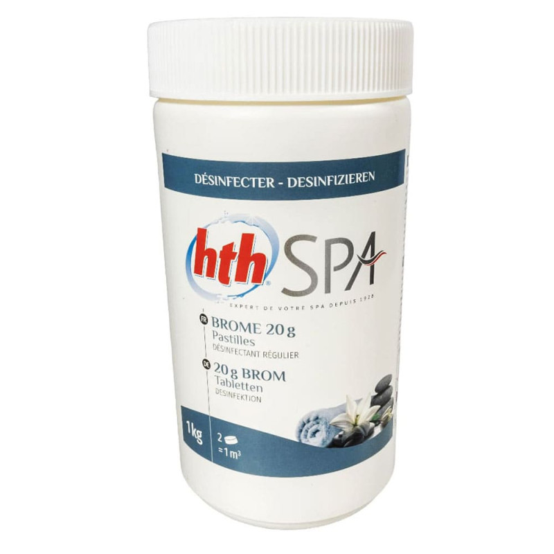 Brome pastilles pour spa Hth Spa - Traitement spa Brome par Hth