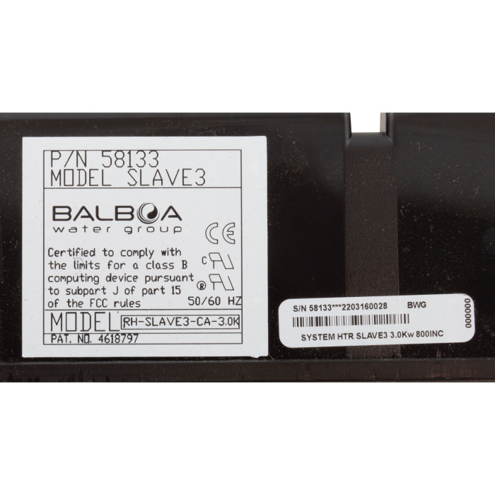 2 Réchauffeur Balboa 3kw Auxiliaire pour spa