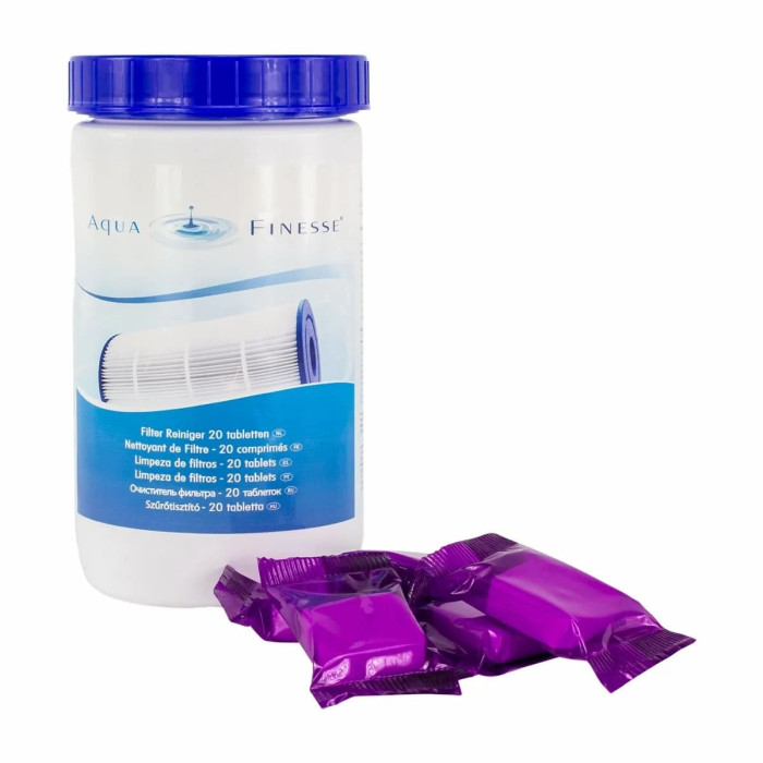 2 Pastilles de nettoyage filtres spa aquafinesse