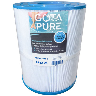 Filtre spa Hotspring 31114 / PWK65 pleatco / C-8465 unicel / 80651 darlly / HS65 gotapure