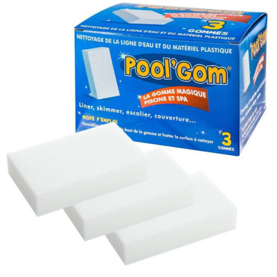 Lot de 3 Gommes Magique pour Spa