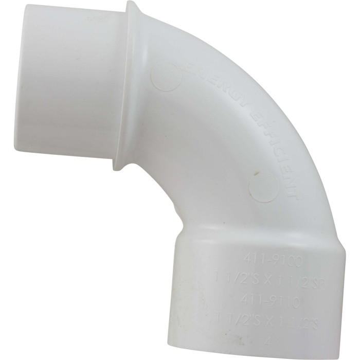 7 Coude à 90° arrondi en 1.5 pouce (Mâle / Femelle)