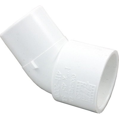 1 Coude à 45° en 1.0 pouce pour spa