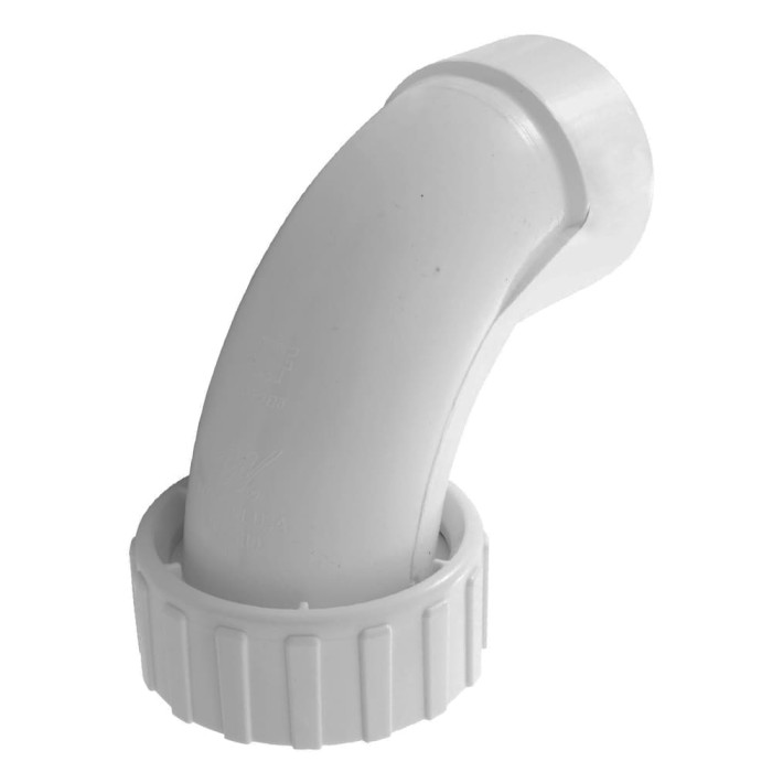 1 Union pompe spa coudée 2.0 pouces avec joint