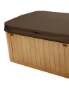 Couverture spa Therm Pro+ 205 x 205 cm - Chocolat