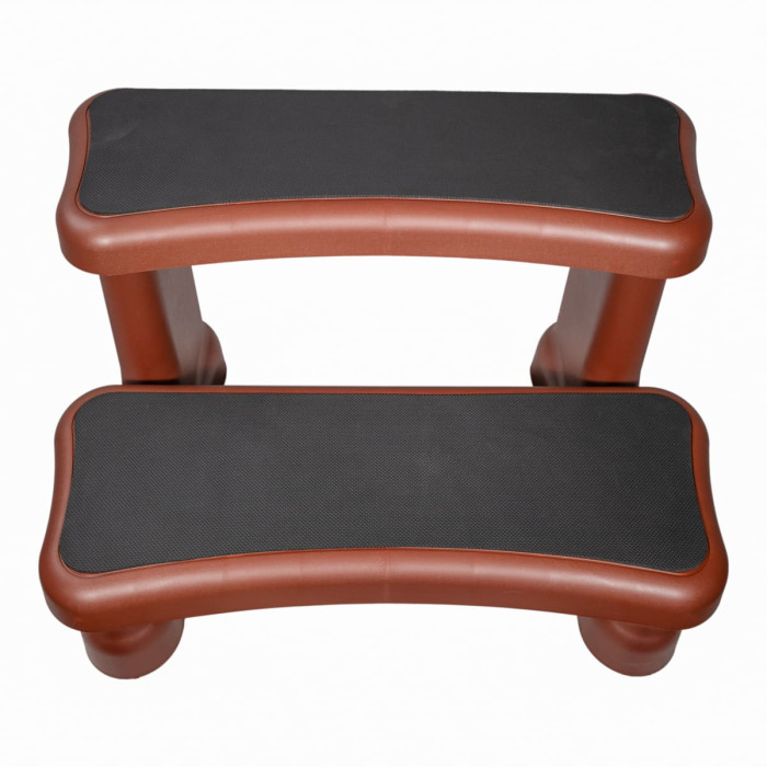 2 Escalier pour spa ClassicStep Acajou