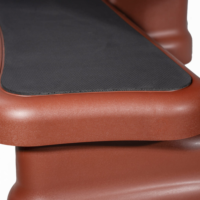 3 Escalier pour spa ClassicStep Acajou