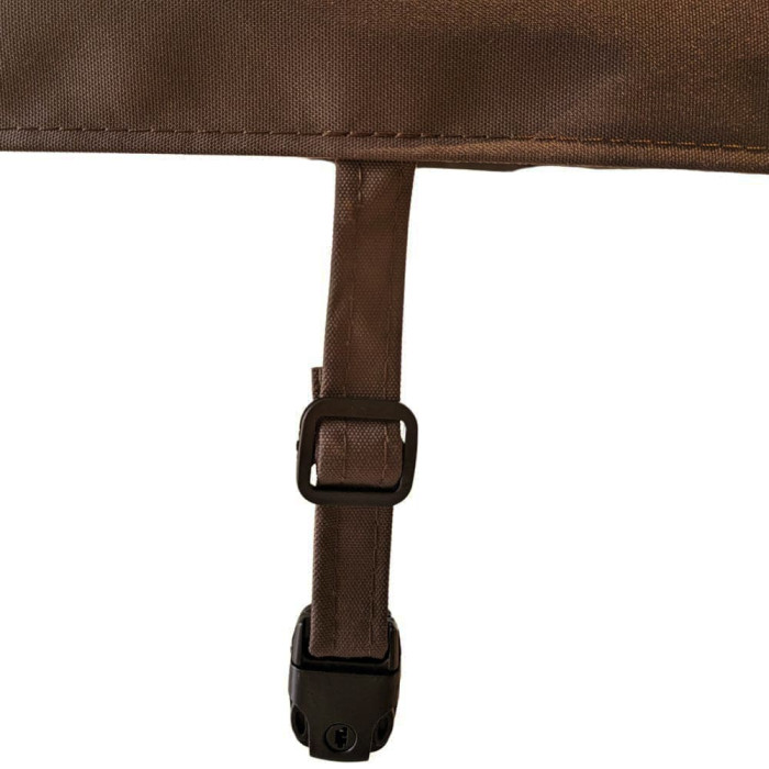 sangle couverture 200x200cm chocolat