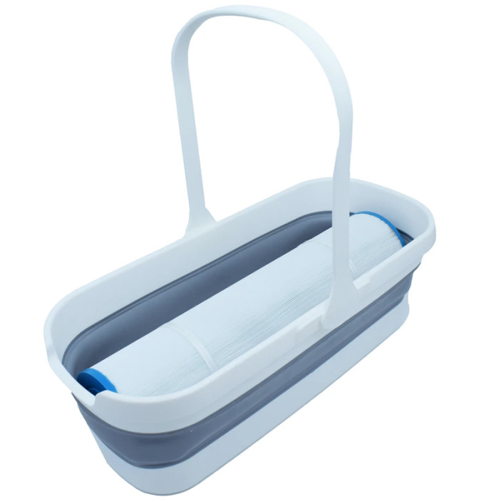 Organisateur De Produits De Nettoyage Pliable Avec 6 Compartiments Et Poignée - Tissu Oxford 600D Imperméable, 28x28 Cm - Pour Rangement Portable Maison, Jardin, Plage
