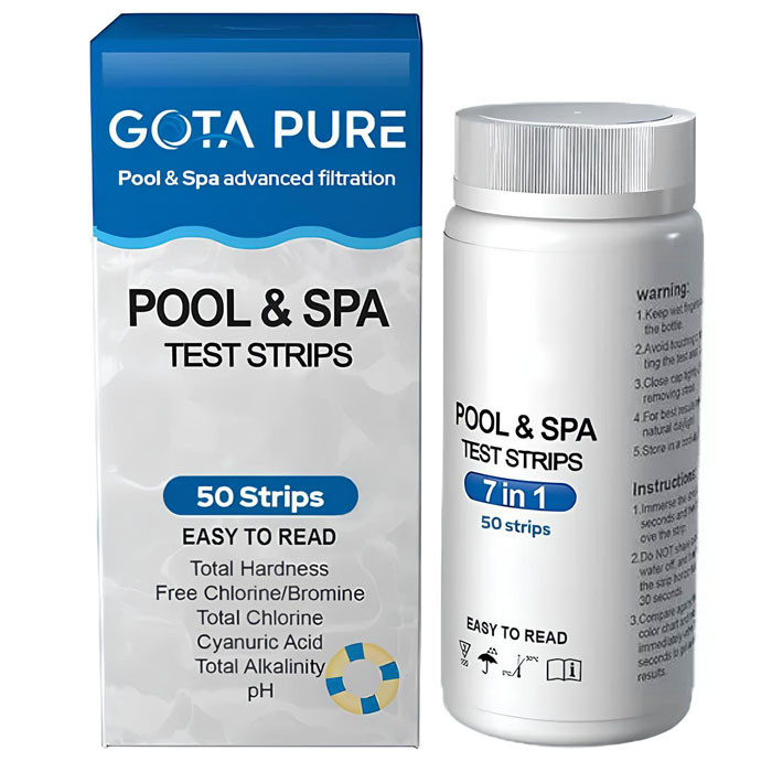 Lot de 2 Choc sans chlore poudre spa et bandelettes