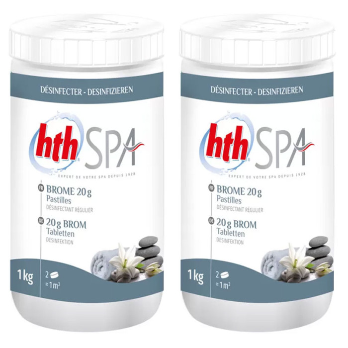 Pack de Brome pastilles spa 20g Hth Spa