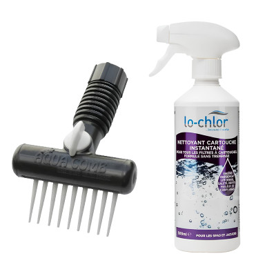 Ruolin Nettoyeur De Cartouche Filtrante De Piscine, Brosse de Filtre de  Piscine, Nettoyant pour Filtre de Piscine, Cartouche Filtrante pour Piscine  et