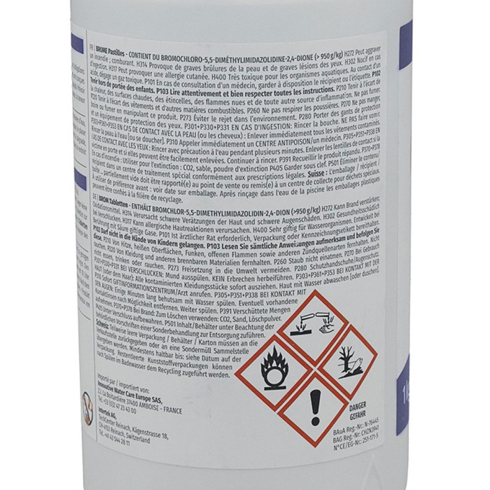 Pack de Brome pastilles spa 20g Hth Spa fiche