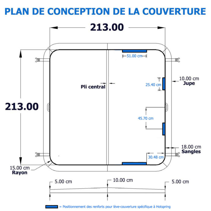 Plan Couverture spa Hotspring Relay