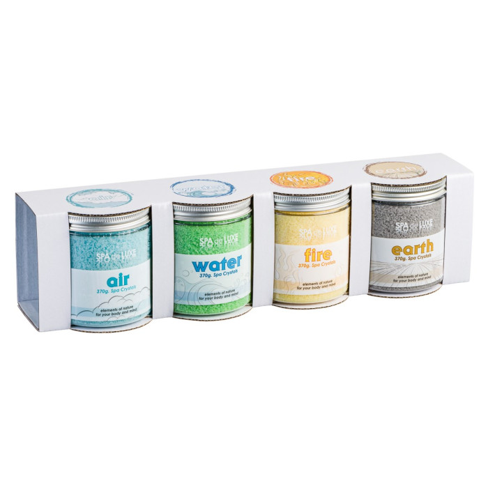 Cristaux de spa Luxe Aquafinesse 4 senteurs