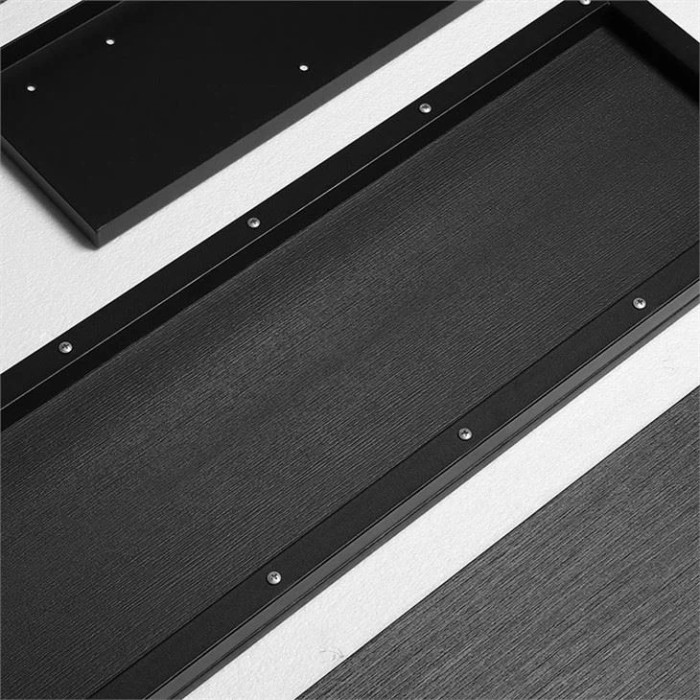 marche spa Design Step - Effet bois et Métal - 2 Marches