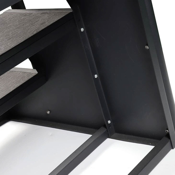 Escalier pour spa de nage - 3 Marches et 2 rampes