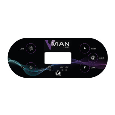 Autocollant clavier Pack Vian Power TP600 - 1 Pompe