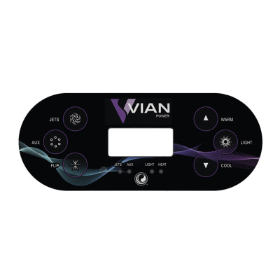 Autocollant clavier Pack Vian Power TP600 - 1 Pompe + Aux