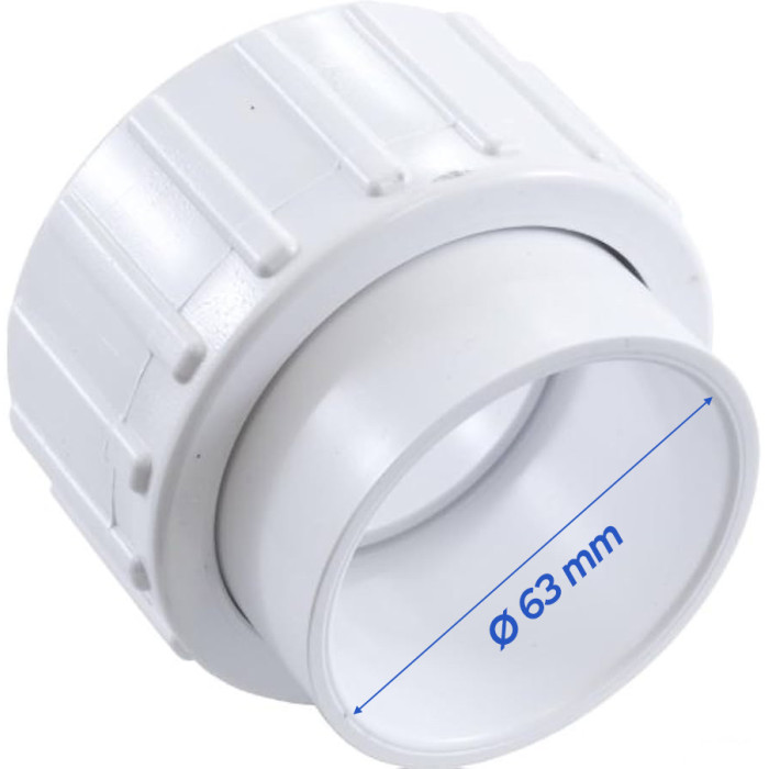 Raccord pompe spa LX WHIRLPOOL  tuyau 63 mm