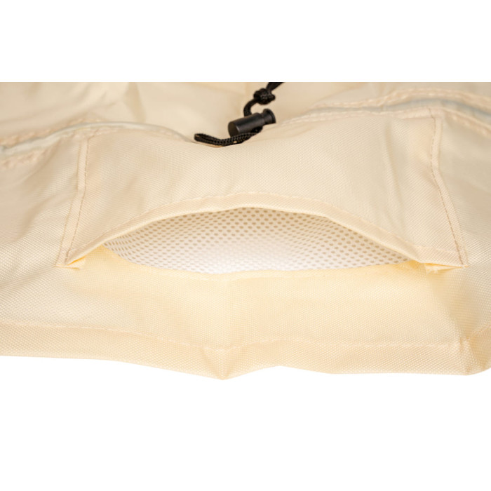 aeration bache de spa gonflable couleur sable