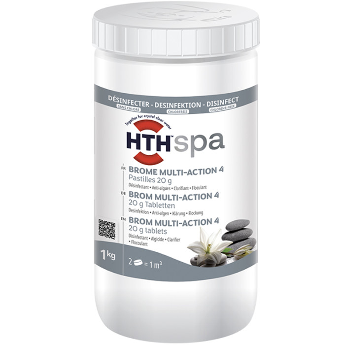 2 Brome Multi-Action 4, 1Kg Pastilles 20gr