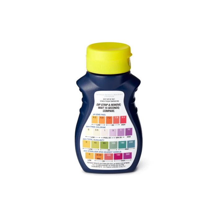 2 Aquachek jaune - chlore libre