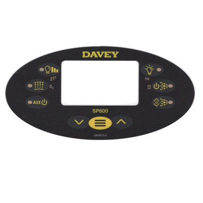 Autocollant clavier SP800 Oval