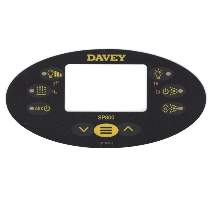 Autocollant clavier SP800 Oval