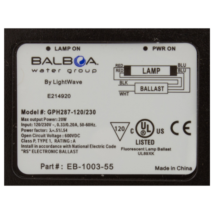 Systeme de desinfection Wavetec Balboa