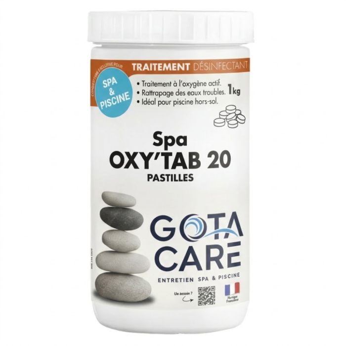 Désinfectant Oxygène actif OxyTab 20 pour spa