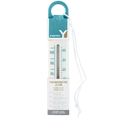 Thermomètre précis piscine (22 cm)