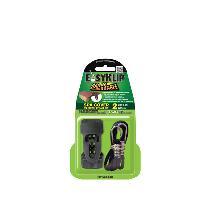 2 EasyKlip : Attaches Clips pour bache et housse spa
