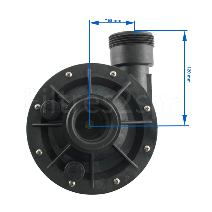 3 Corps de pompe Waterway Spa Flo 1.5HP pour spa