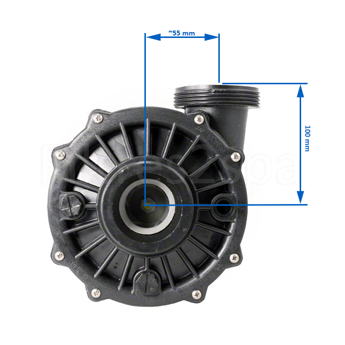 4 Corps de pompe Waterway Hi-Flo 4HP