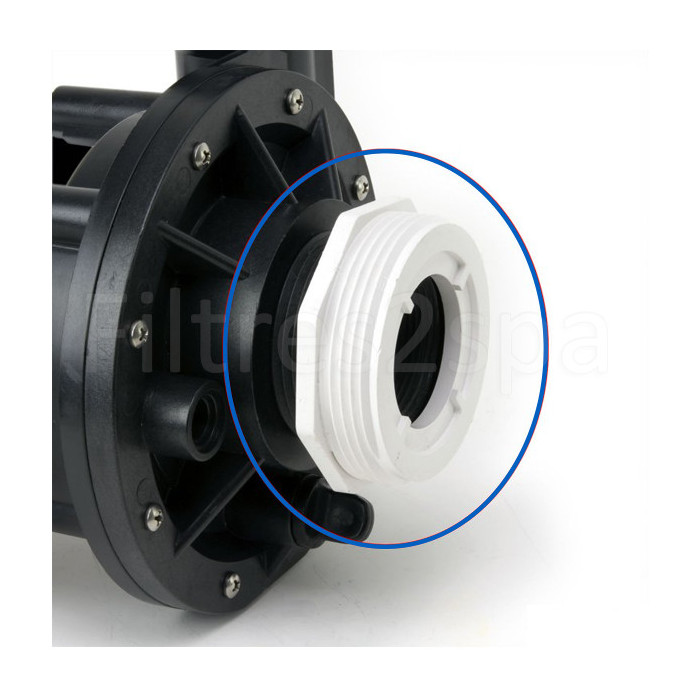 2 Adaptateur pour pompe spa 1.5 pouce vers 2.0 pouces